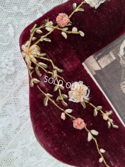 画像11: アンティークリボン刺繍フォトスタンド