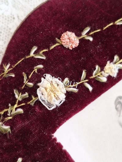 画像17: アンティークリボン刺繍フォトスタンド