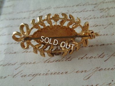 画像3: イギリス製ブルーガラスブローチ