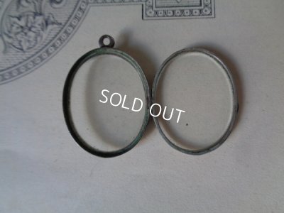 画像6: イニシャルテープ入りガラスペンダントトップ