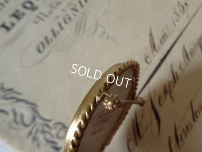 画像2: リモージュ花かご柄ブローチ