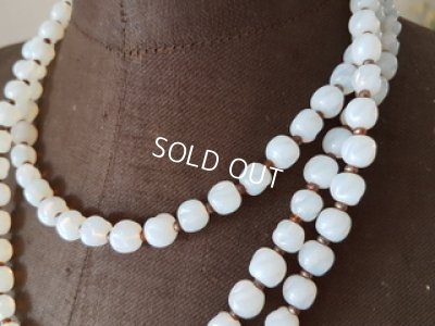 画像4: オパールセントガラスロングネックレス