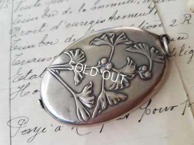 画像3: アールヌーボーシルバーミラーペンダント