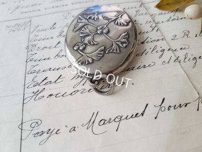 画像4: アールヌーボーシルバーミラーペンダント