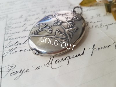 画像5: アールヌーボーシルバーミラーペンダント