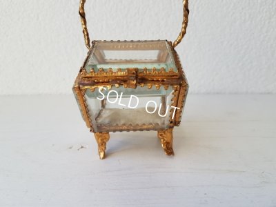 画像2: バスケット型ガラスジュエリーボックス