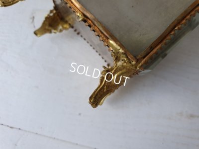 画像9: アンティークガラス2段ジュエリーボックス