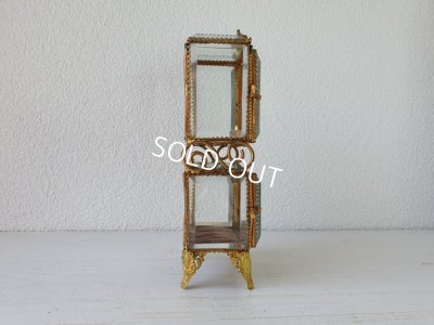画像12: アンティークガラス2段ジュエリーボックス