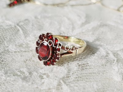画像3: アンティークガーネット石リング