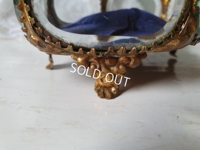 画像12: アンティーク厚ガラス6角形ジュエリーケース　