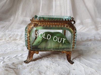 画像5: アンティ―クガラスジュエリーケース