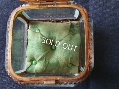 画像6: アンティ―クガラスジュエリーケース