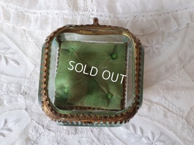 画像10: アンティ―クガラスジュエリーケース