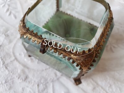 画像14: アンティ―クガラスジュエリーケース