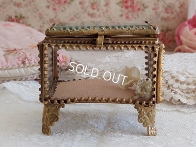 画像14: アンティークガラスジュエリーケース