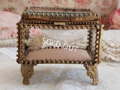 画像12: アンティークガラスジュエリーケース