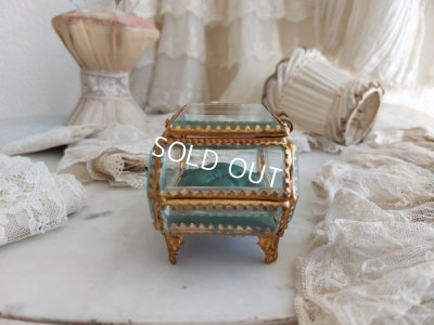 画像6: アンティーク七角形ガラスジュエリーケース