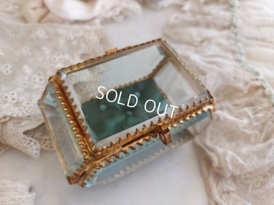 画像11: アンティーク七角形ガラスジュエリーケース