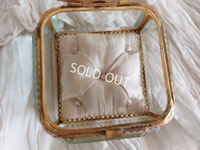 画像6: アンティークガラスジュエリーケース