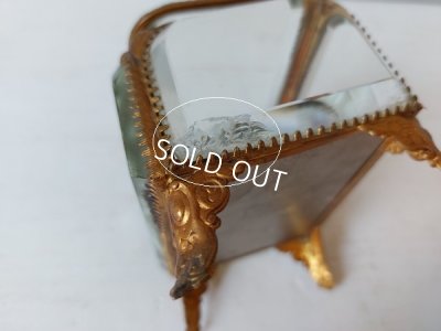 画像14: アンティークガラスジュエリーケース