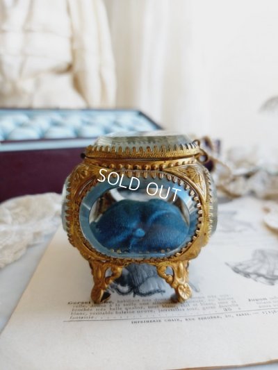 画像12: アンティークガラスジュエリーケース