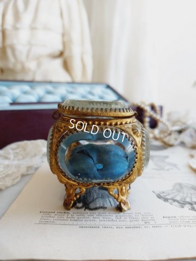 画像14: アンティークガラスジュエリーケース