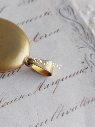 画像8: アンティークすずらんレリーフペンダントトップ