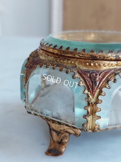 画像12: アンティーク六角形ガラスジュエリーケース