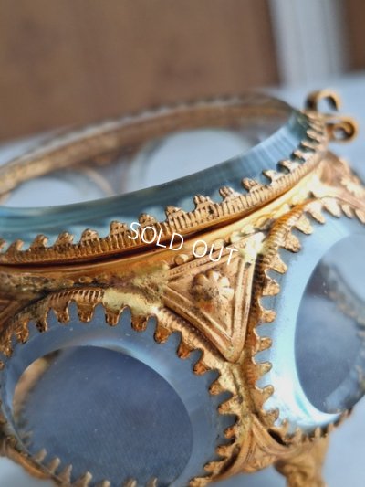 画像4: アンティークガラスジュエリーケース