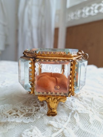 画像9: アンティークガラスジュエリーケース