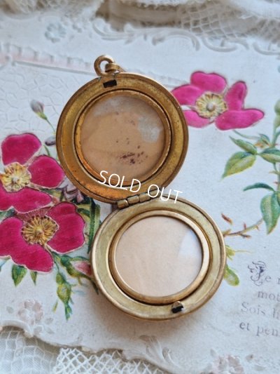 画像5: アンティークローズ柄ギロッシュエナメルペンダントトップ