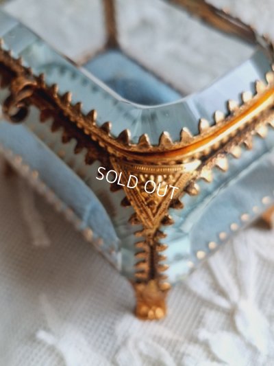 画像2: アンティークガラスジュエリーケース