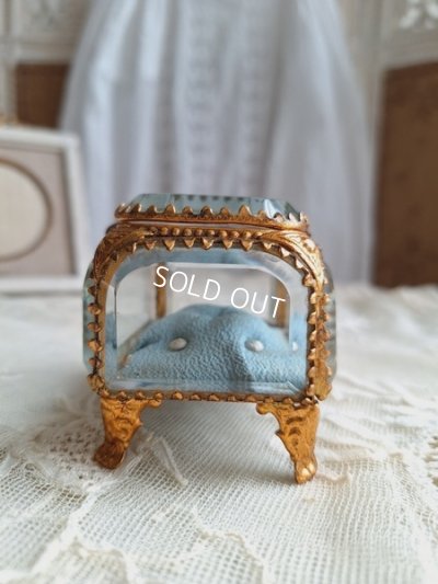 画像11: アンティークガラスジュエリーケース