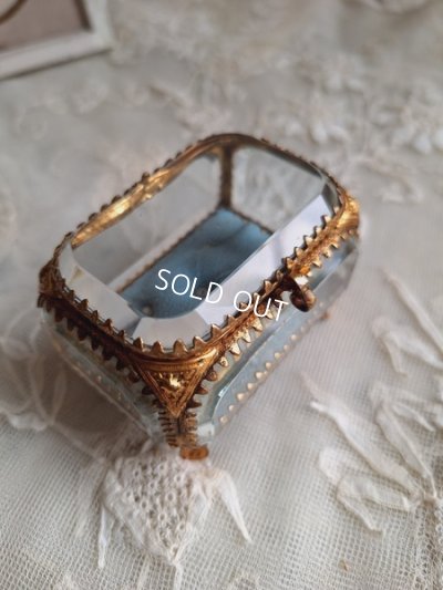 画像14: アンティークガラスジュエリーケース