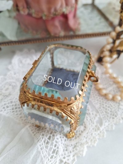 画像6: アンティークガラスジュエリーケース