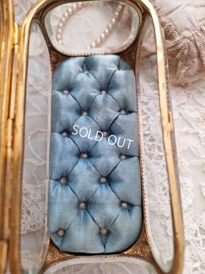 画像9: アンティーク厚ガラスジュエリーケース