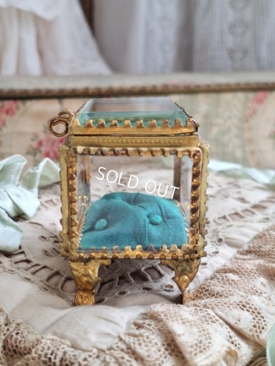 画像7: アンティークガラスジュエリーケース