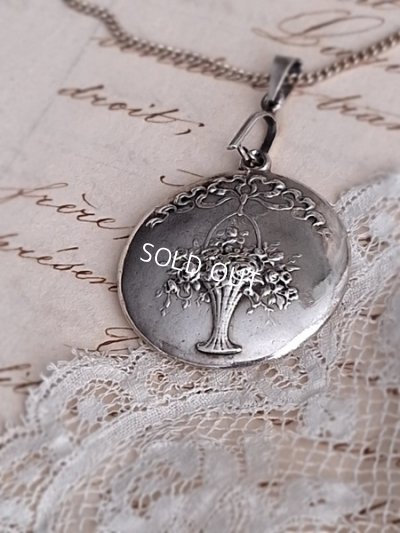 画像9: 花かごレリーフペンダントトップ