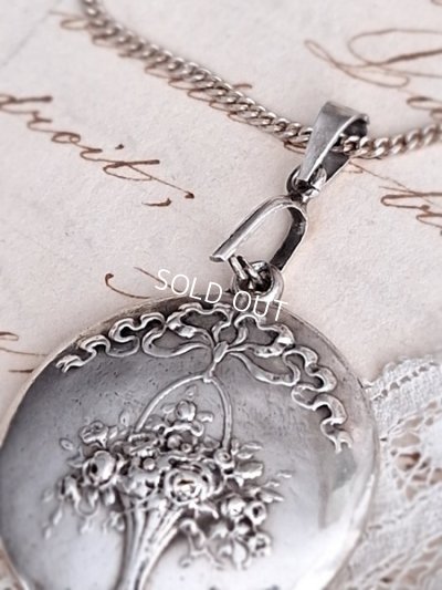 画像5: 花かごレリーフペンダントトップ