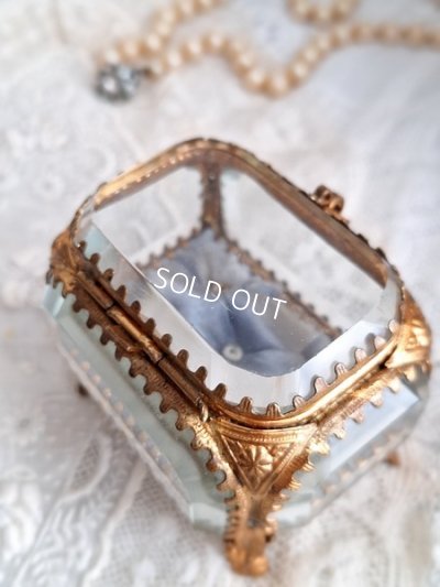 画像6: アンティークガラスジュエリーケース