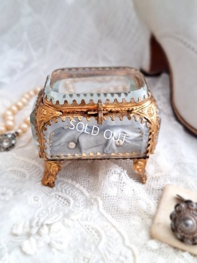 画像11: アンティークガラスジュエリーケース