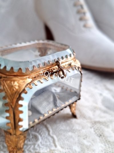 画像3: アンティークガラスジュエリーケース