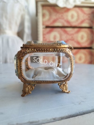 画像12: アンティークガラスジュエリーケース