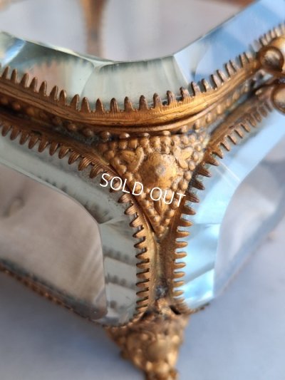 画像3: アンティークガラスジュエリーケース