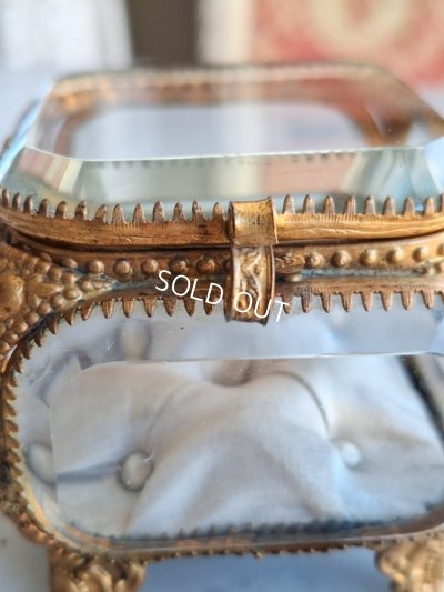 画像5: アンティークガラスジュエリーケース