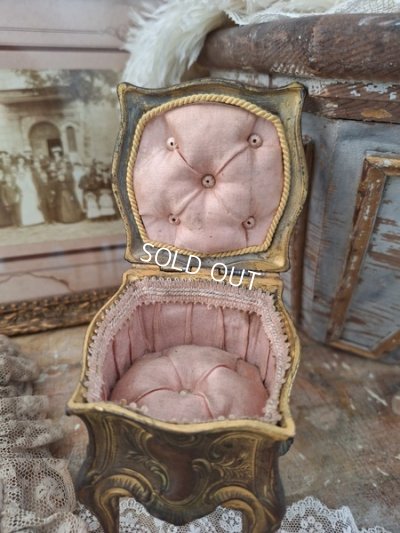 画像2: ピンククッション付ジュエリーボックス