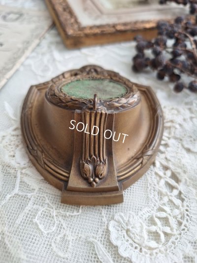 画像13: O. Lelièvreブロンズ懐中時計ホルダー