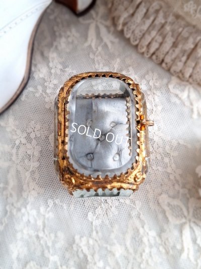 画像6: アンティークガラスジュエリーケース