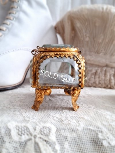 画像12: アンティークガラスジュエリーケース