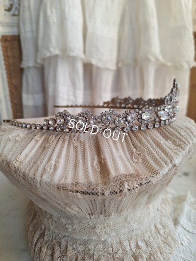 画像7: オールドチェコガラスティアラ